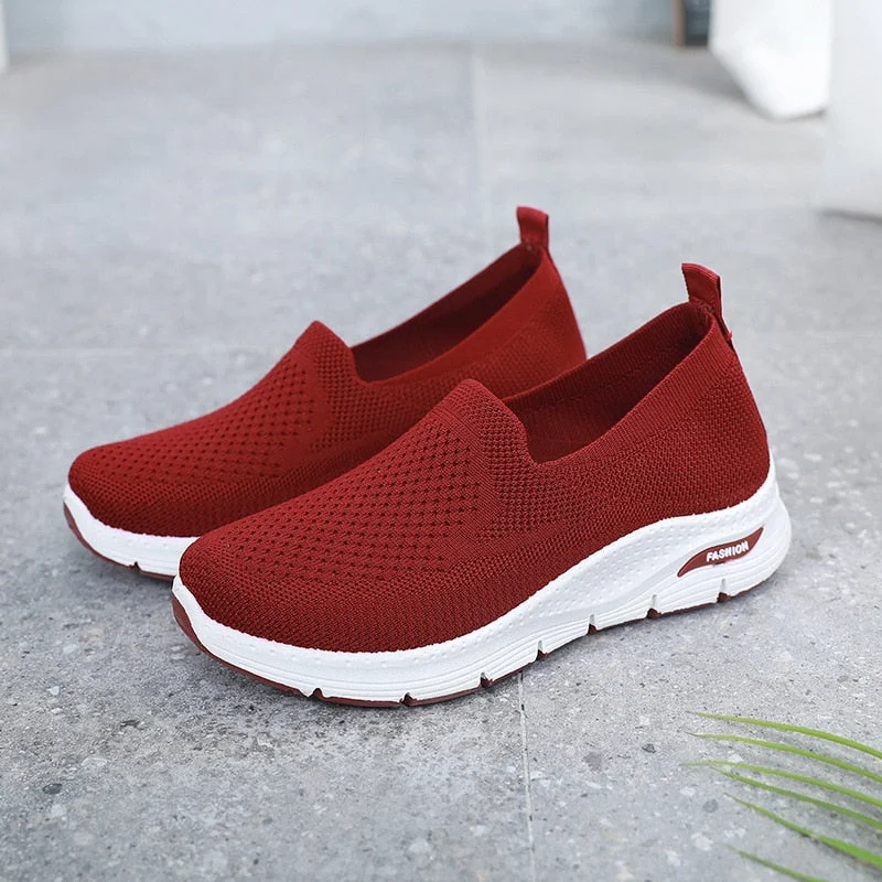 Women Shoes 2021 New Lazy Shoes Breathable Sneakers Women Light Comfort Running Shoes Women Fashion Casual Shoes Women Trainers