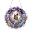 Diamond Painting Single-Sided Acrylic Butterfly Pendant for Home Wall Door and Window Decoration
