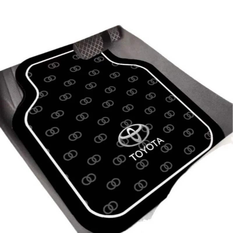 Universal diatomaceous earth anti-slip and wear-resistant car floor mats