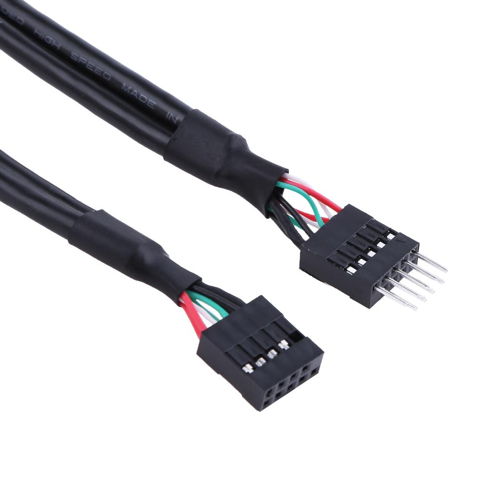 

50cm USB 2.0 9 Pin Male to 9 Pin Female Adapter Extension Cable Cord Wire, 501 Original