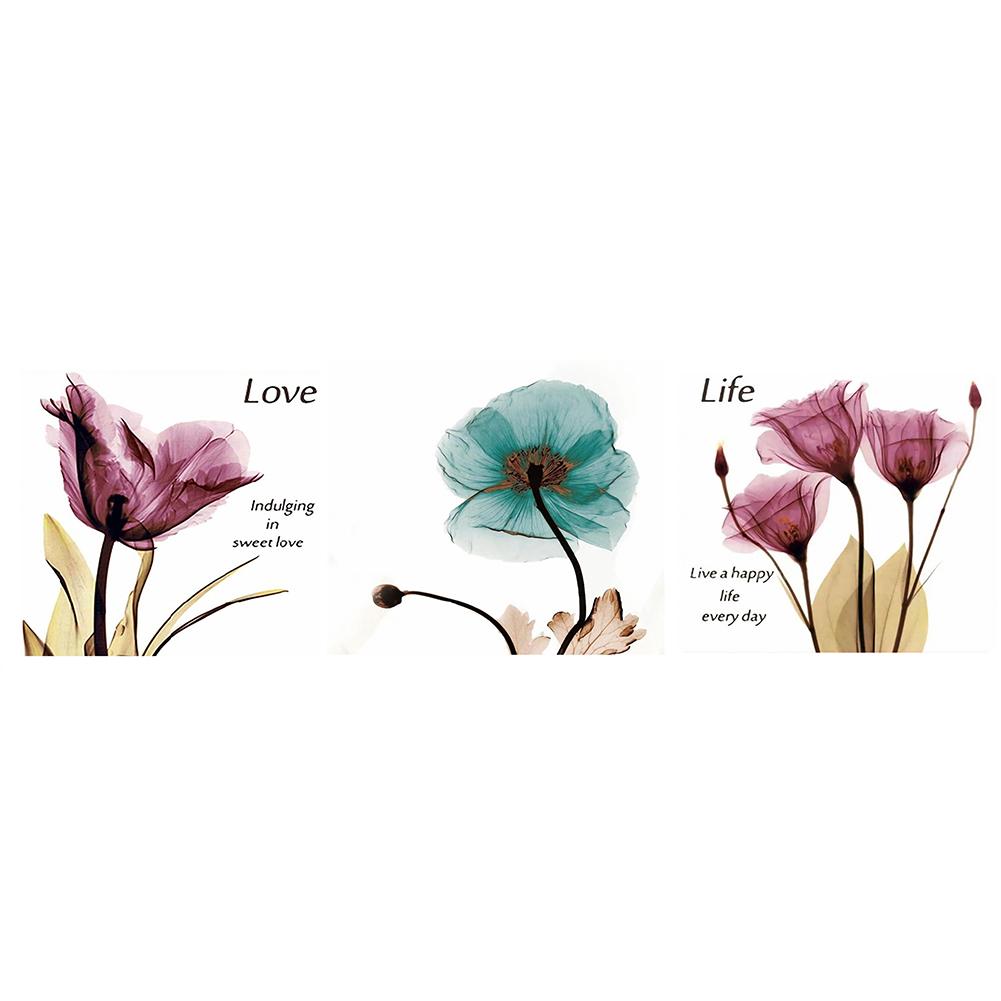 

Colorful Oil Flowers - Round Drill Diamond Painting - 135x45cm, 501 Original
