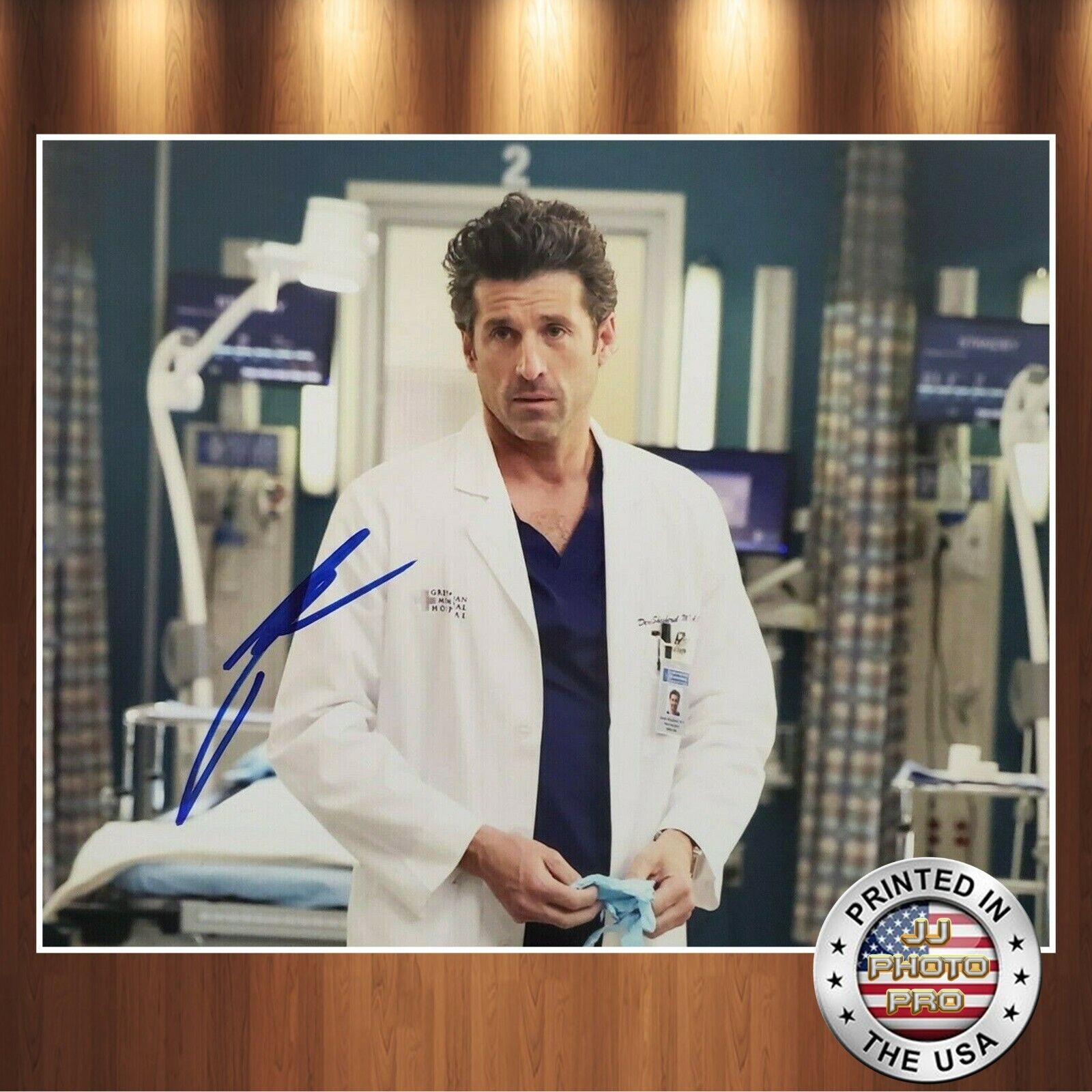 Patrick Dempsey Autographed Signed 8x10 Photo Poster painting (Greys Anatomy) REPRINT