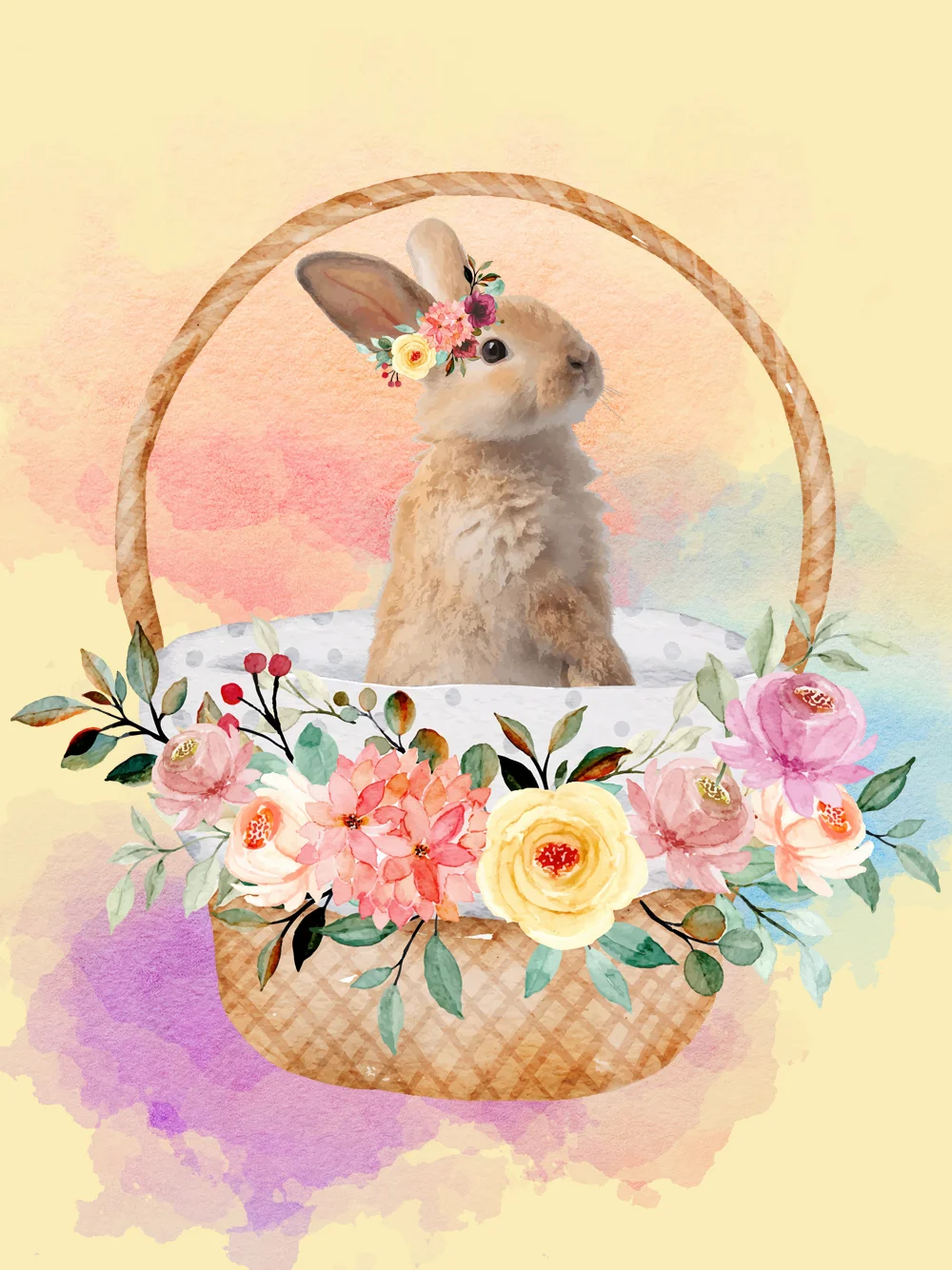 Diamond Painting - Full Round/Square Drill - Rabbit(30*40 - 50*60cm)