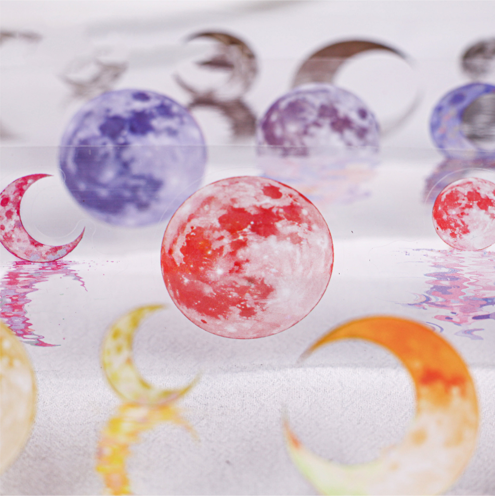 PET 테이프 - 50mm*200cm 문라이트 시리즈 빈티지 문