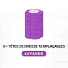 🏆✨Ensemble de Brosse &agrave; Toilettes avec T&ecirc;tes de Remplacement Jetables