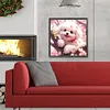 (Multi-Style)Flower Dog - Full Round Diamond Painting 30*30cm
