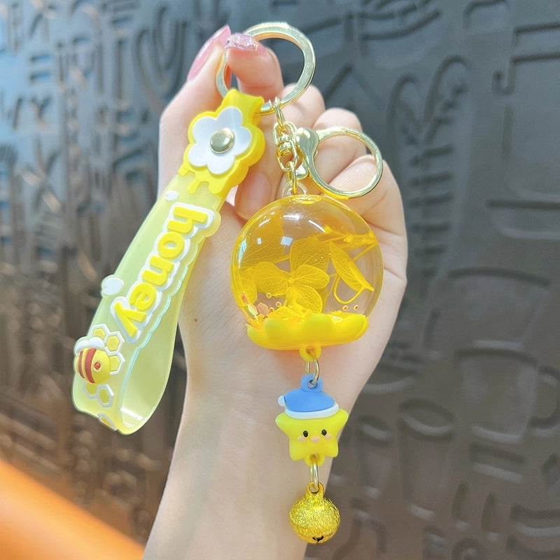 Cute Letter Butterfly Arylic Women’s Keychain