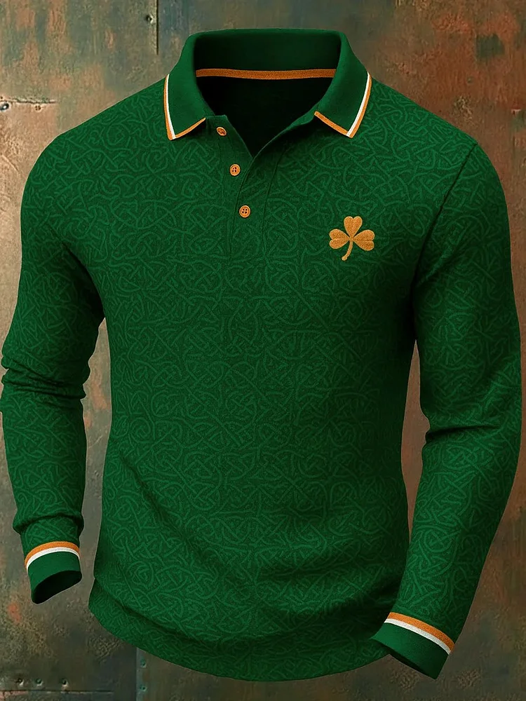 Men's St. Patrick's Day Casual Polo Shirt 