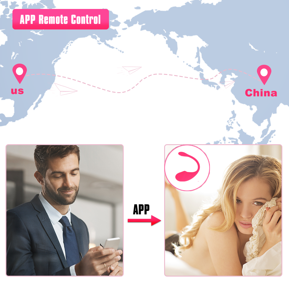 Wearable Bluetooth Vibrator for Women Remote Control App