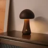  Wooden Mushroom LED Table Lamp