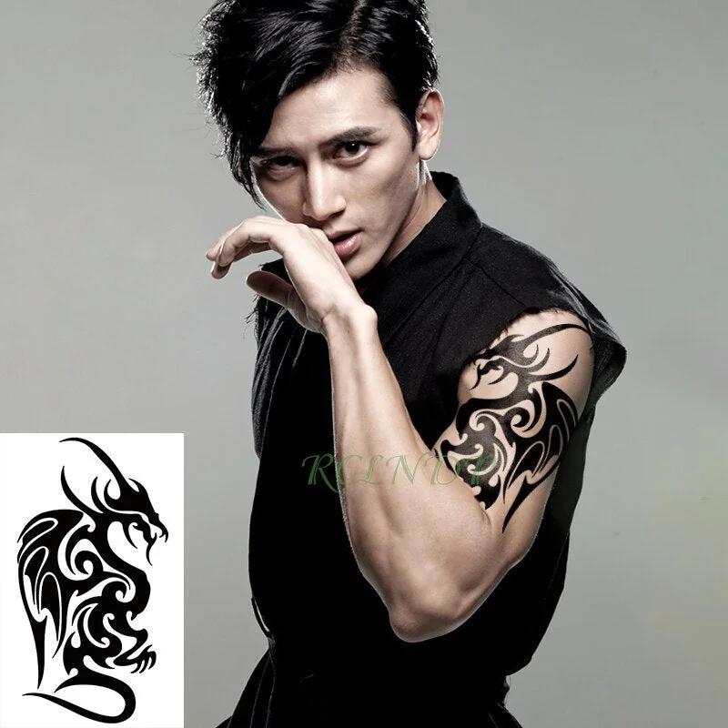 Waterproof Temporary Tattoo Sticker eagle hawk bird Fake Tatto Flash Tatoo leg Arm hand foot tatouage for Men Girl Women lady