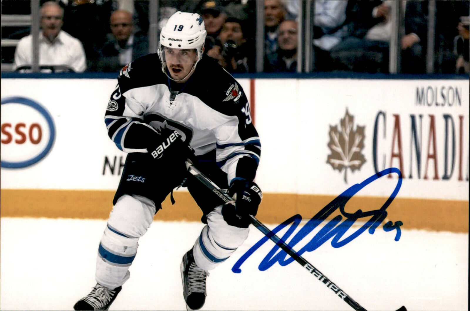 Nic Nicolas Petan SIGNED 4x6 Photo Poster painting WINNIPEG JETS