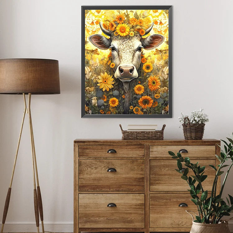 Colorful Abstract Cattle - Diamond Paintings 