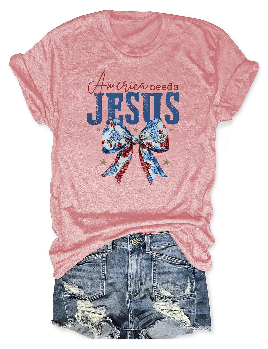 America Needs Jesus T-shirt