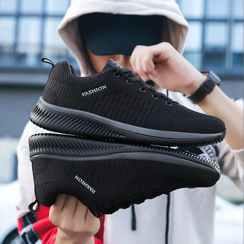Summer Breathable Men's Casual Shoes Mesh Breathable Man Casual Shoes Fashion Moccasins Lightweight Men Sneakers Hot Sale 35-48