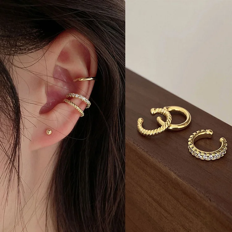 Fashion Ear Cuffs Without Piercing Ear Clip Earrings Non-Piercing Fake Cartilage Earrings For Women Jewelry 2023 Gifts