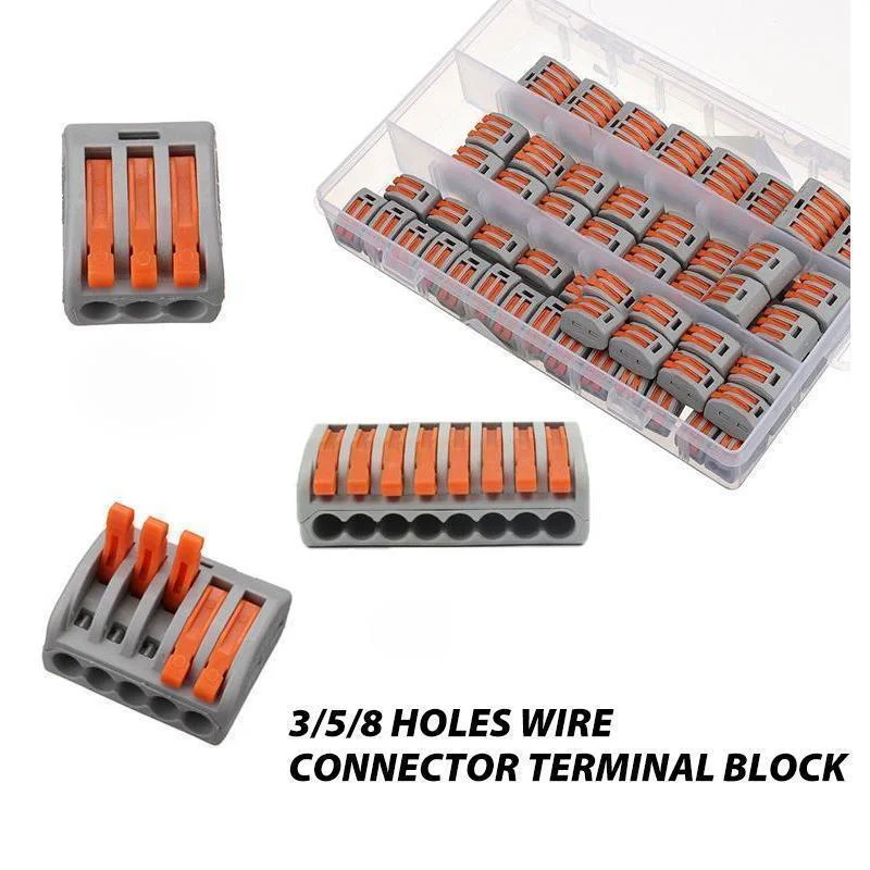 Meladen™ Universal Wire Connector Terminal Block For Fast Wiring (10 PCS)