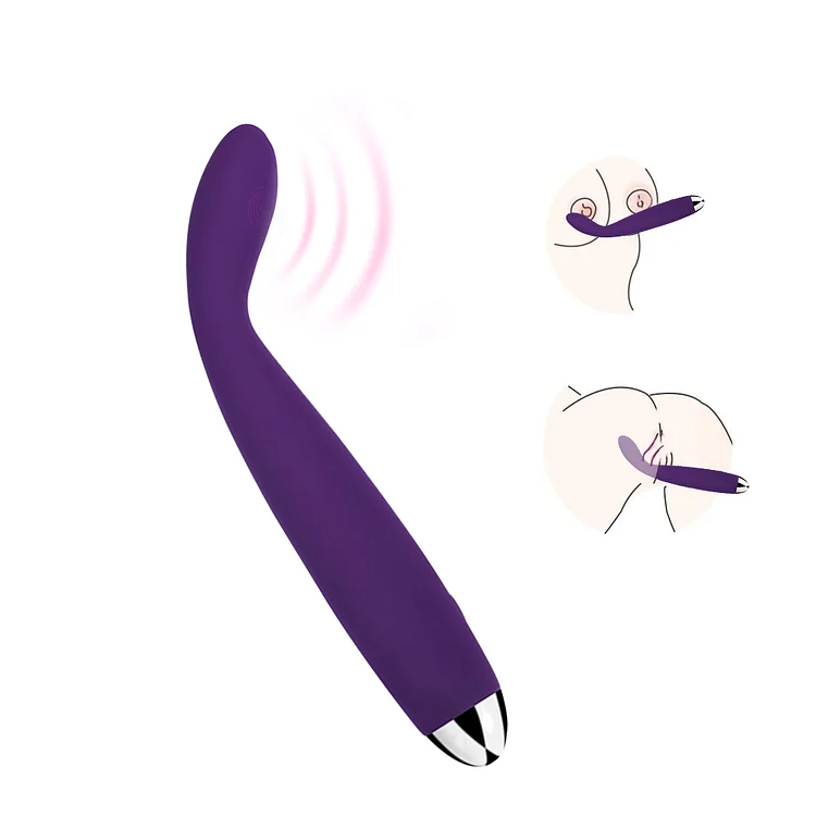 Rechargeable Pink Vibrator with Ergonomic Design for Pleasure and Stimulation