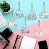 6Pcs DIY Diamond Painting Handbag Keychain