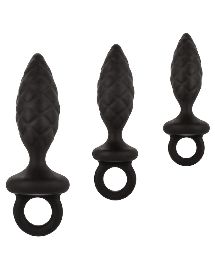 Pornhint Anal Probe 3 Piece Silicone Butt Plug Set