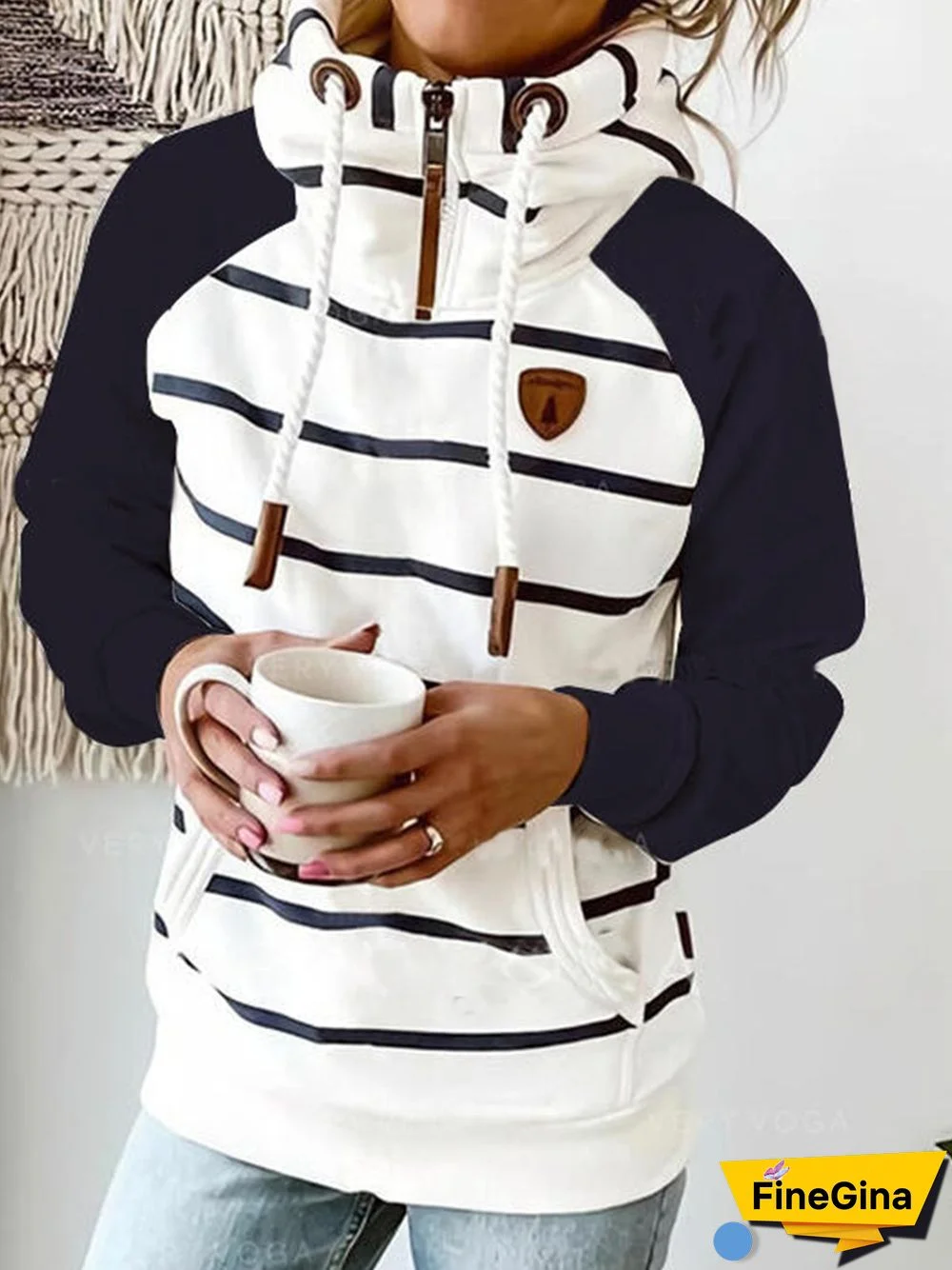 Hoodie Long Sleeve Zipper Sweatshirts