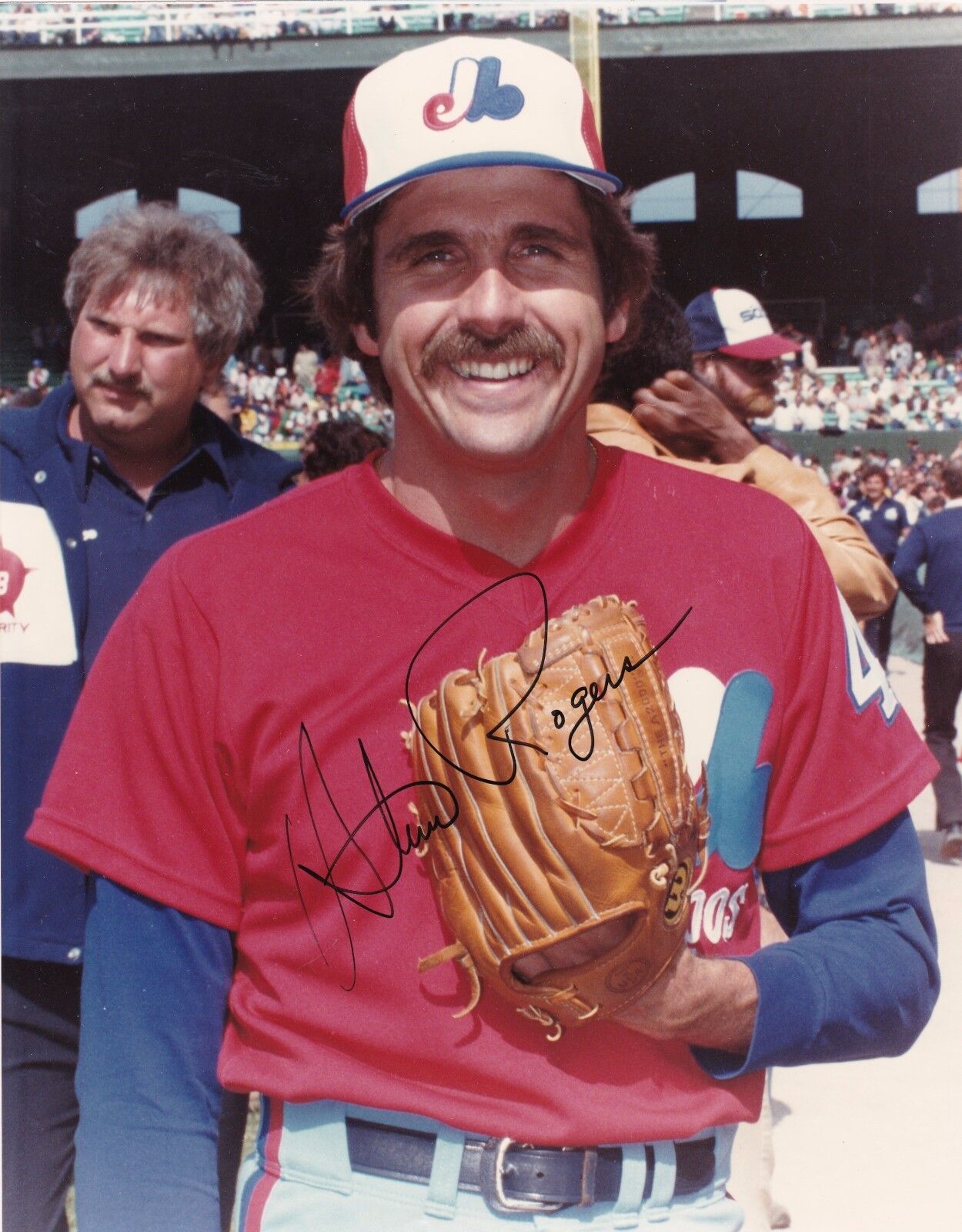 Steve Rogers Montreal Expos Autographed 8 x 10