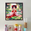 Lotus Fairy-11CT Stamped Cross Stitch 50*50cm/19.69*19.69in