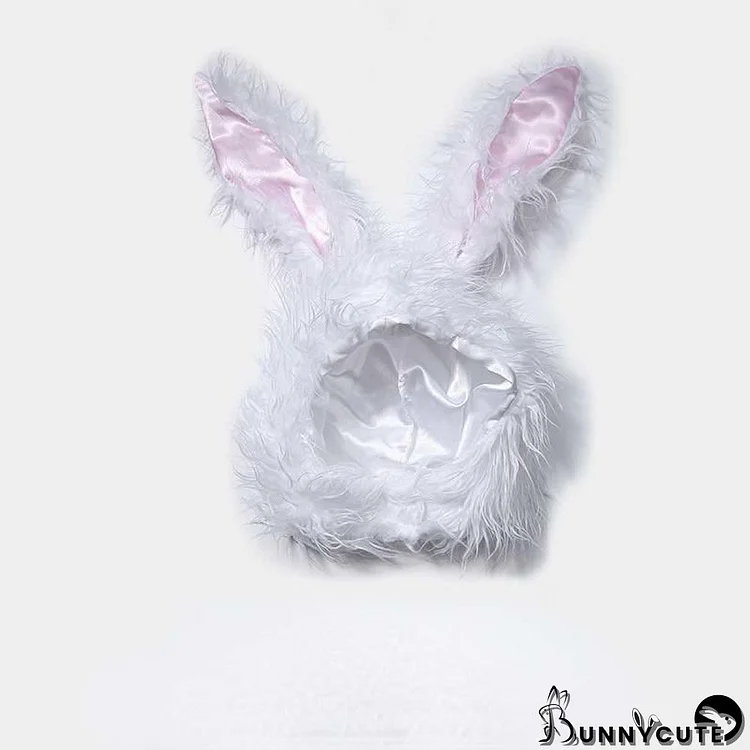 Fluffy Kawaii Long Bunny Ears Hat