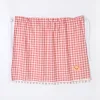 Car Sun Shield Plaid Car Side Window Privacy Curtain