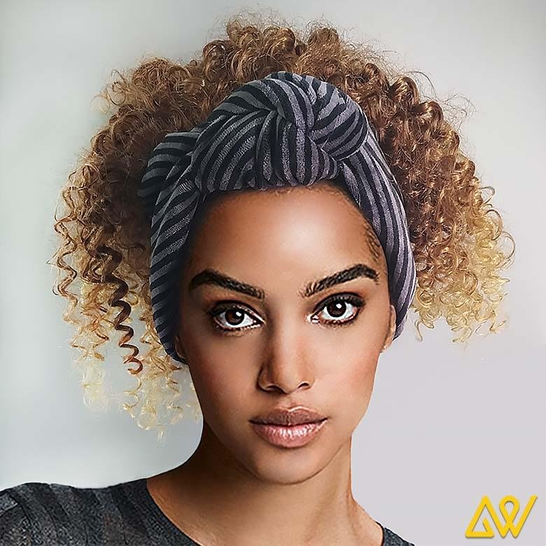 Ashy Strips | Wrap-wig (2 in 1)| -AW114