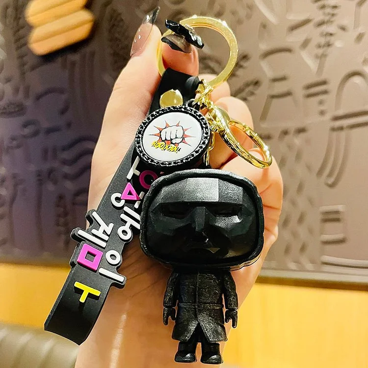 Squid Game Cute Doll Keychain Pendant