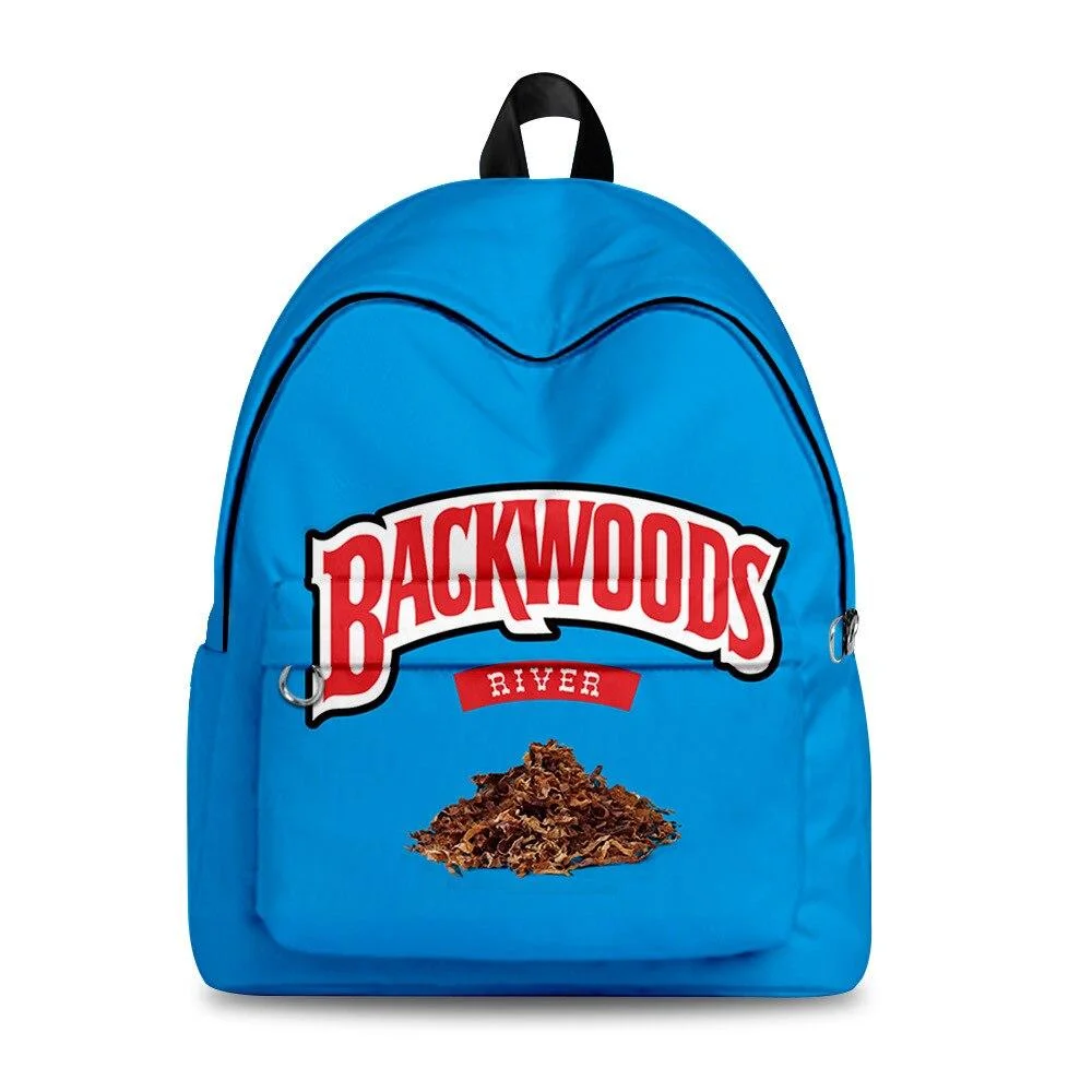 Backwoods Teenager Students School Bags Unisex Outside Travel Waterproof Oxford Casual Backpack