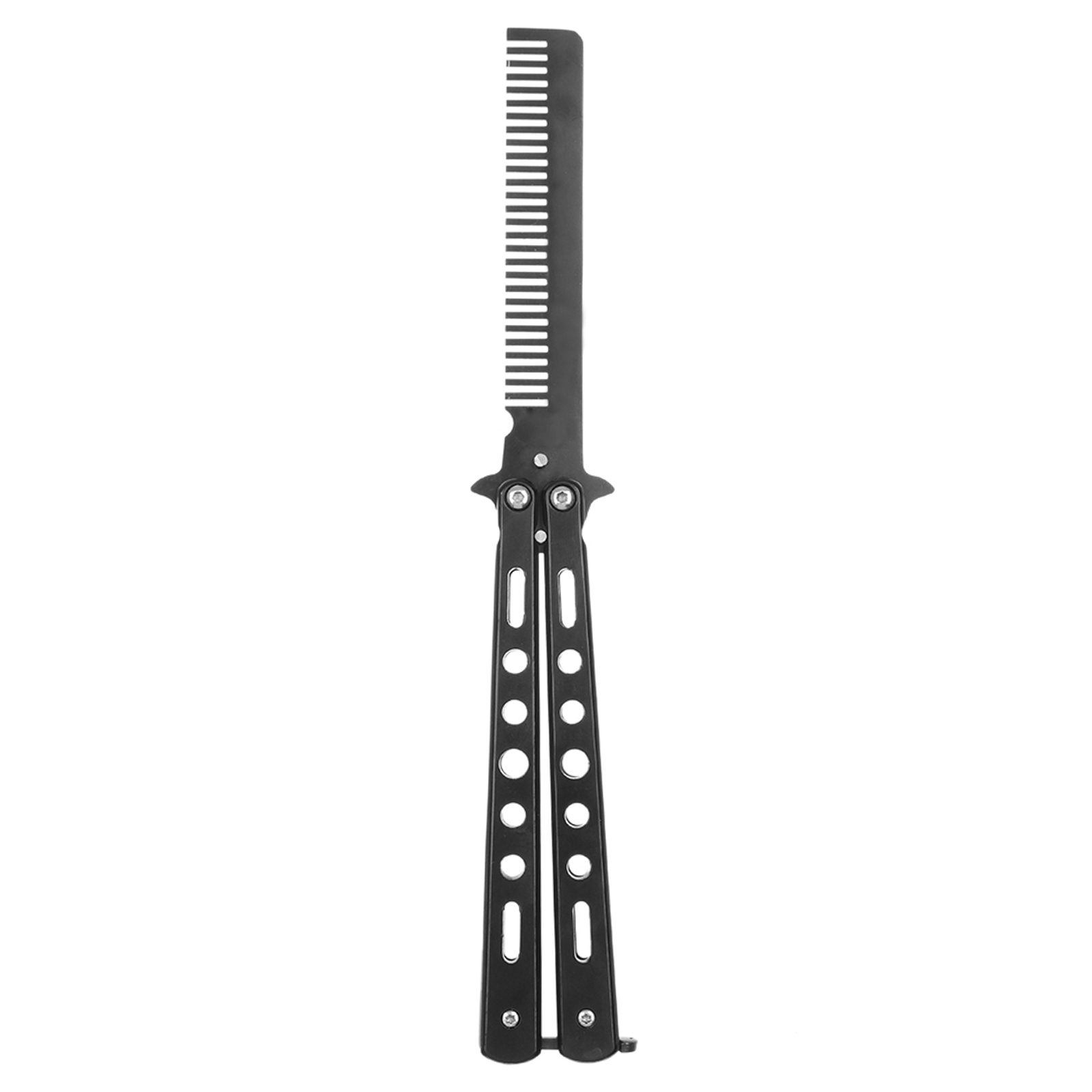 

Butterfly Knife Trainer Stainless Steel Unsharpened Folding Butterfly Comb, 501 Original