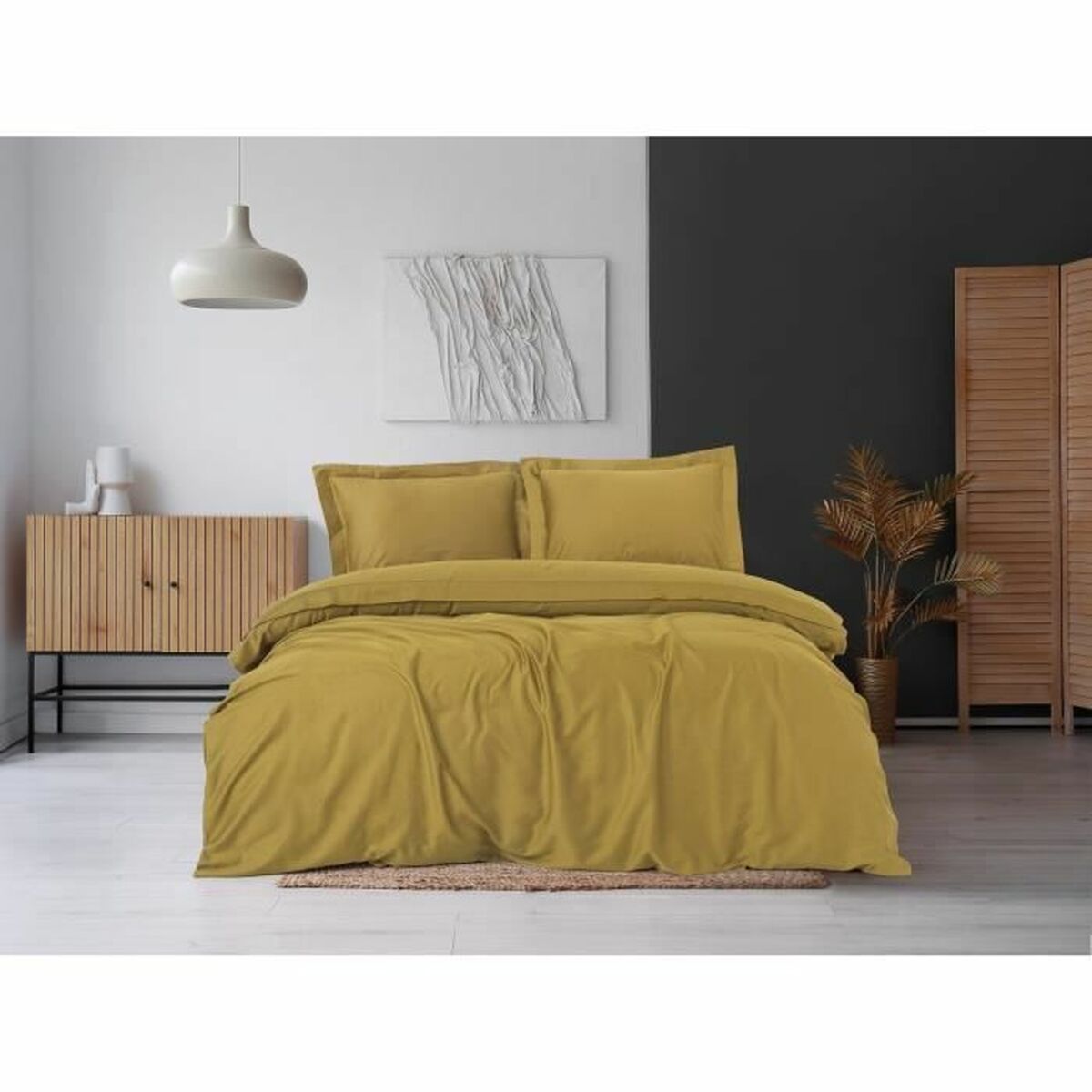 Duvet cover set Khaki 220 x 240 cm