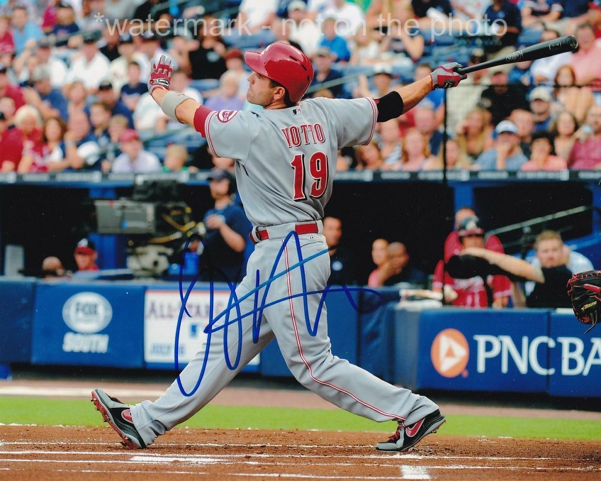 JOEY VOTTO SIGNED AUTOGRAPH 8X10 Photo Poster painting CINCINNATI REDS