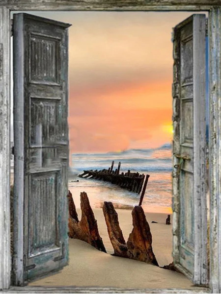 Diamond Painting - Full Round/Square Drill - Sunset Scenery(30*40 - 50*60cm)