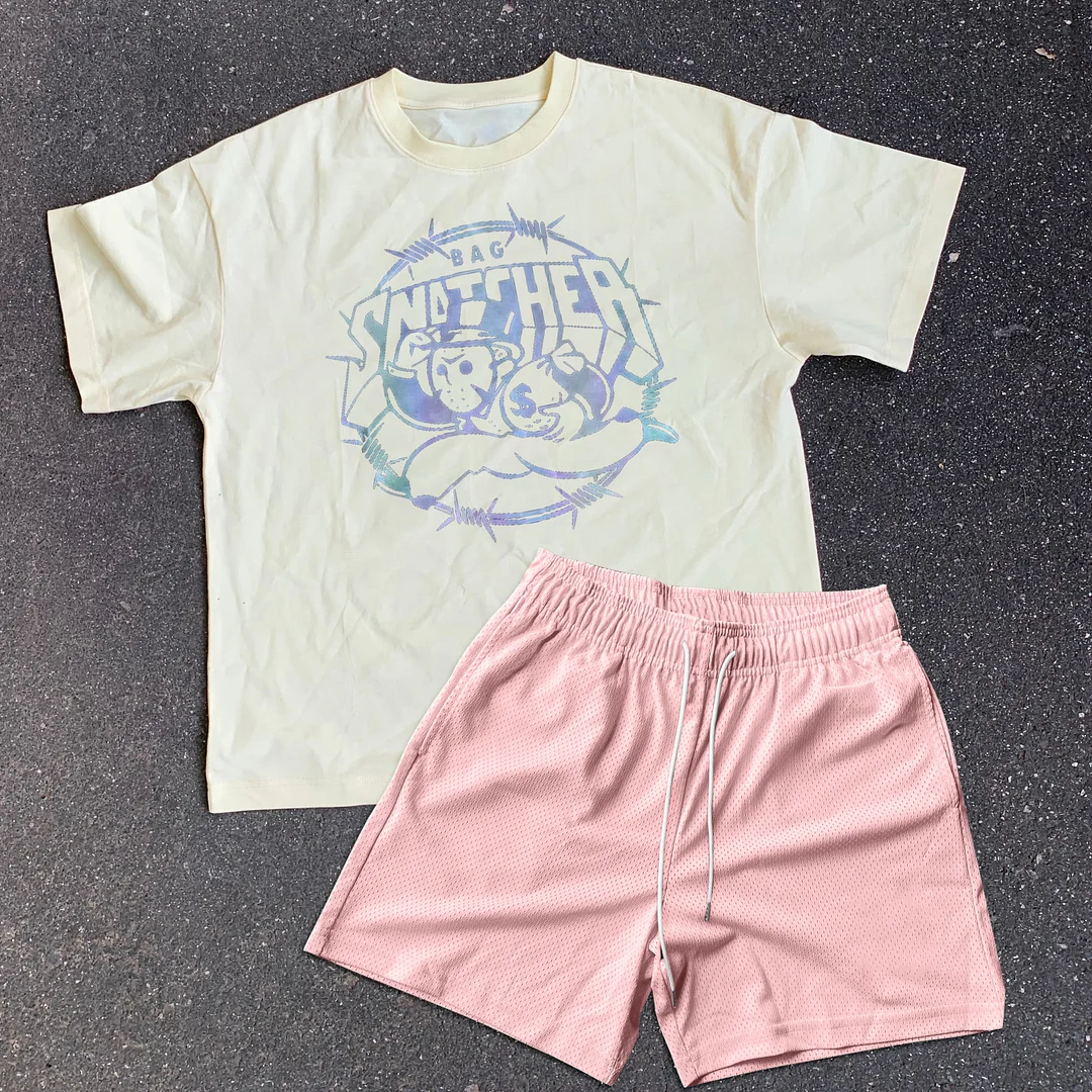 Trendy Fashion Retro Street Hip Hop Suit