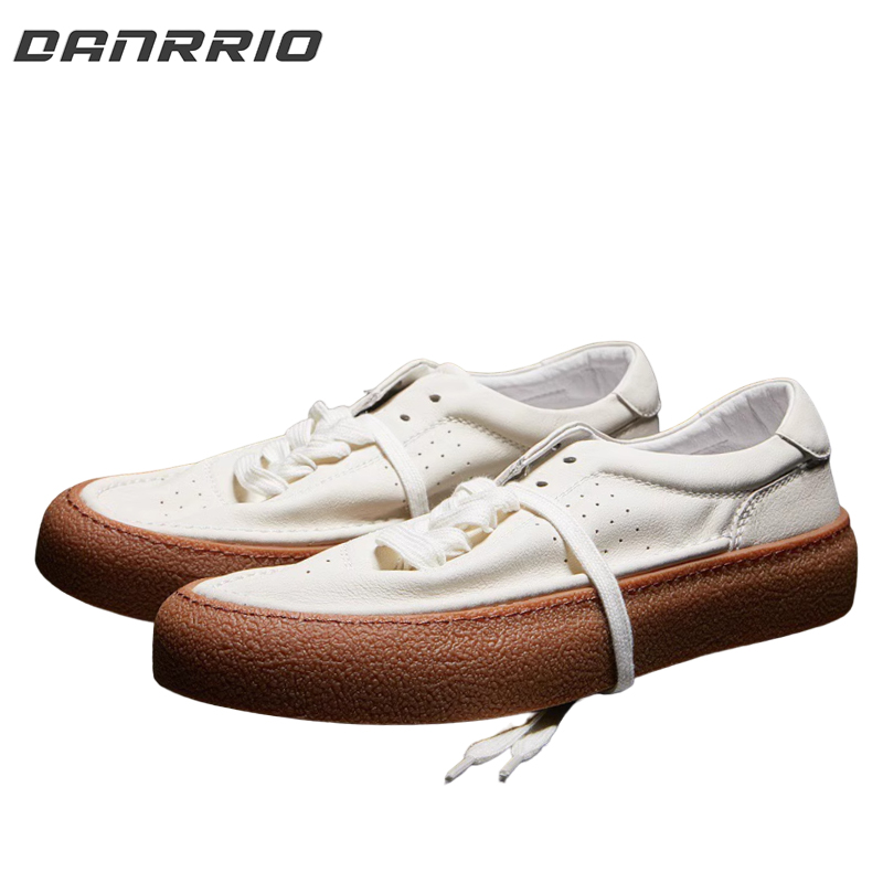 DANRRIO Handmade Retro British Style Cowhide Skate Shoes DANRRIO.COM DANRRIO