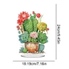Acrylic Cactus Pot - 5D DIY Craft Ornament