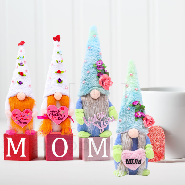 Handmade Spring Gnome Doll For Mother's Day Gift、、sdecorshop