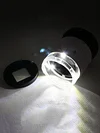 30X Handheld Cylindrical Magnifier with LED UV Jewelry Check Magnify Loupe