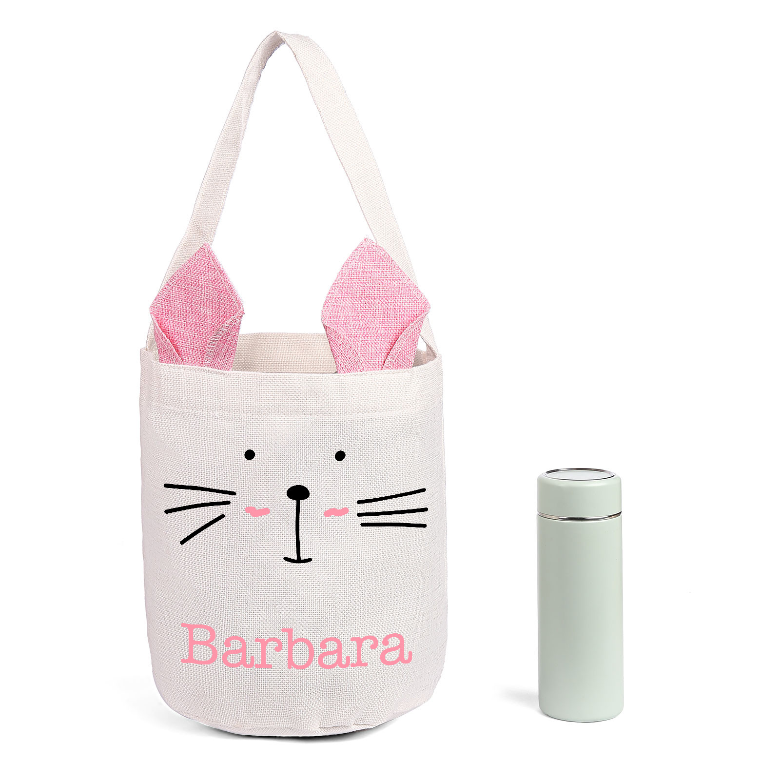 Sac de Pâques Lapin 1 Prénom Personnalisé