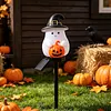 Halloween Yard Decor Solar Stake Light Outdoor Warm LED Garden Light