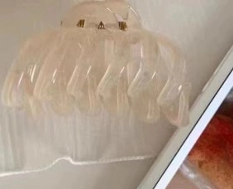 Minimalist Solid Color Plastic Hair Claws