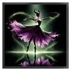(Stamped/Counted) Ballet Maleficent Silhouette-11CT Cross Stitch 40*40cm