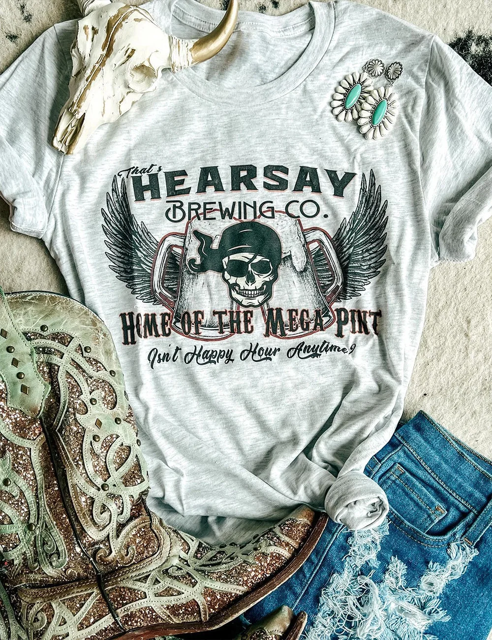 That's Hearsay Brewing Co Grey Tee