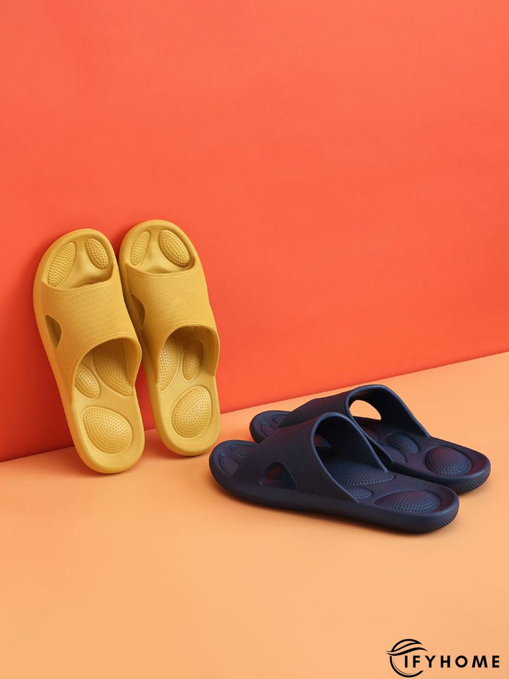 Comfy Plain Eva Massage Bathroom Slippers | IFYHOME