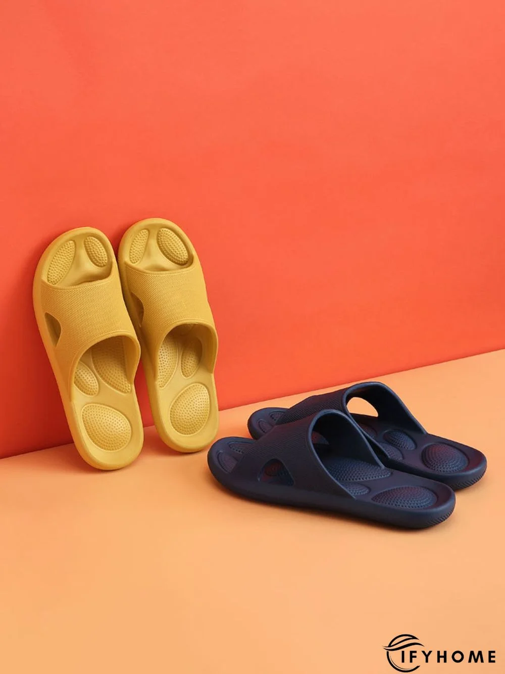 Comfy Plain Eva Massage Bathroom Slippers | IFYHOME