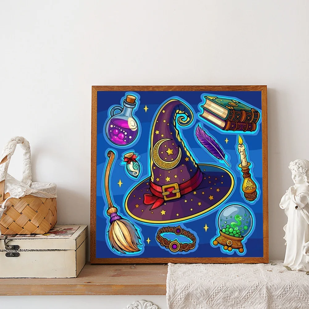 Diamond Painting - Full Round Drill - Harry Potter Magic(Canvas|40*40cm)