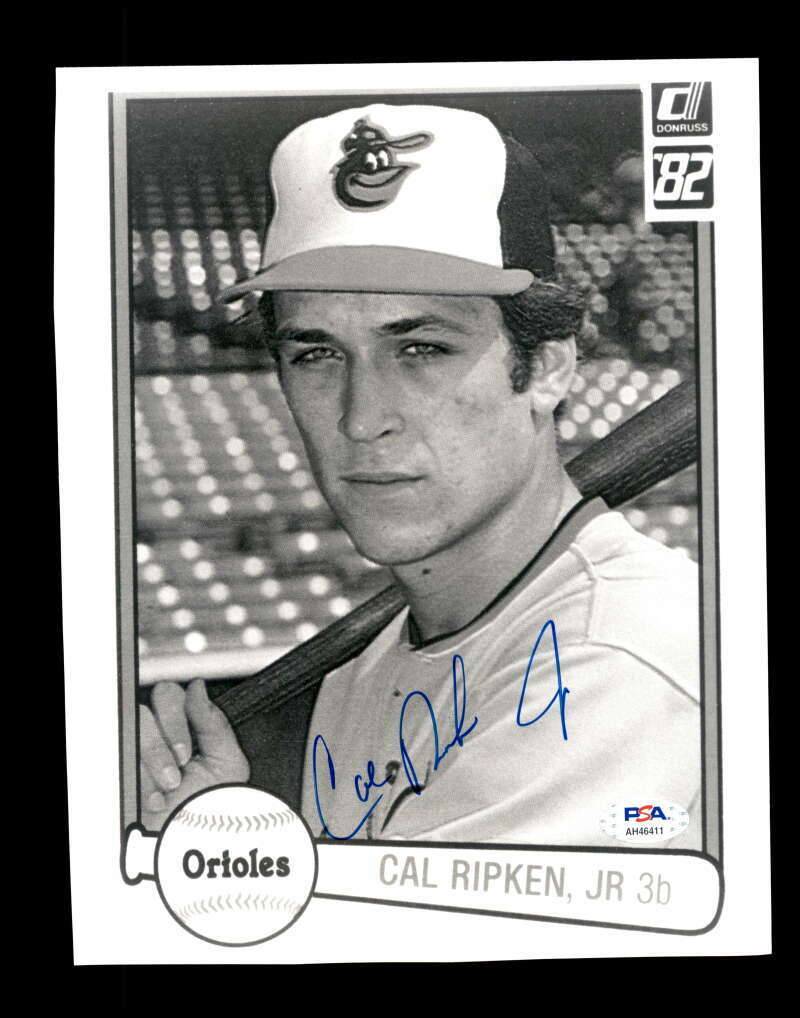 Cal Ripken Jr PSA DNA Coa Hand Signed 8x10 Photo Poster painting Autograph